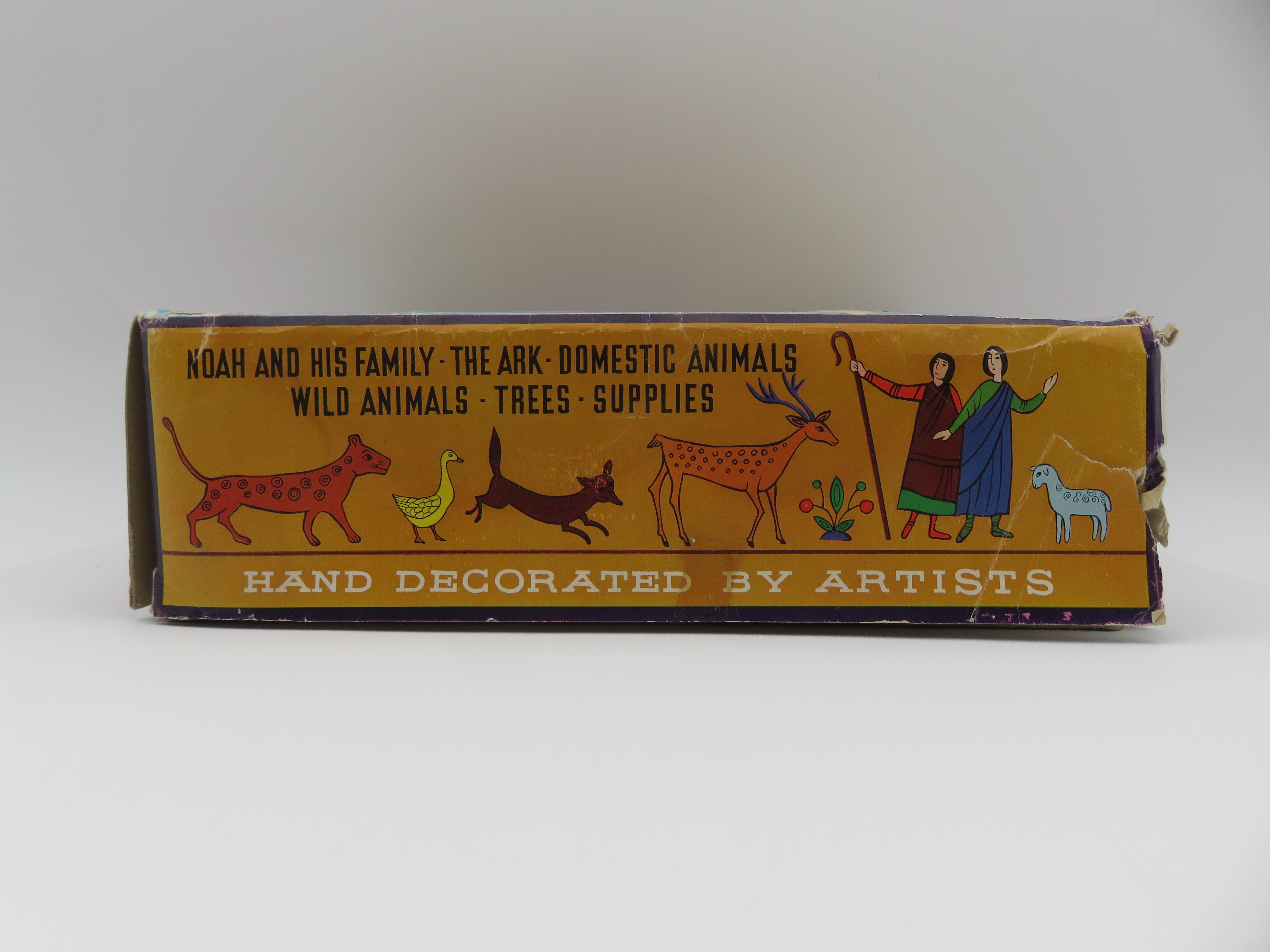 VINTAGE Noah's Ark Miniature Playset - Louis Marx & Co./Marx Toys (1965) Collectible